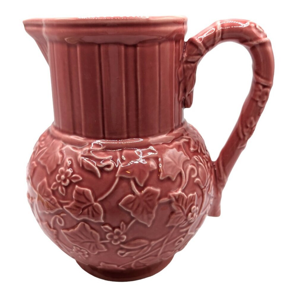 Summer Terrace Lenox Pink Pitcher, 8" Tall x 7 1/2" Widest including Handle